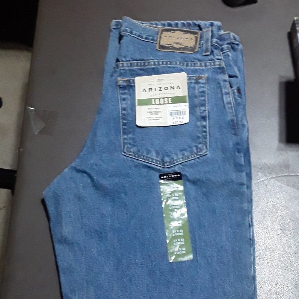 Arizona Med Stonewashed Jeans  31x32 Loose